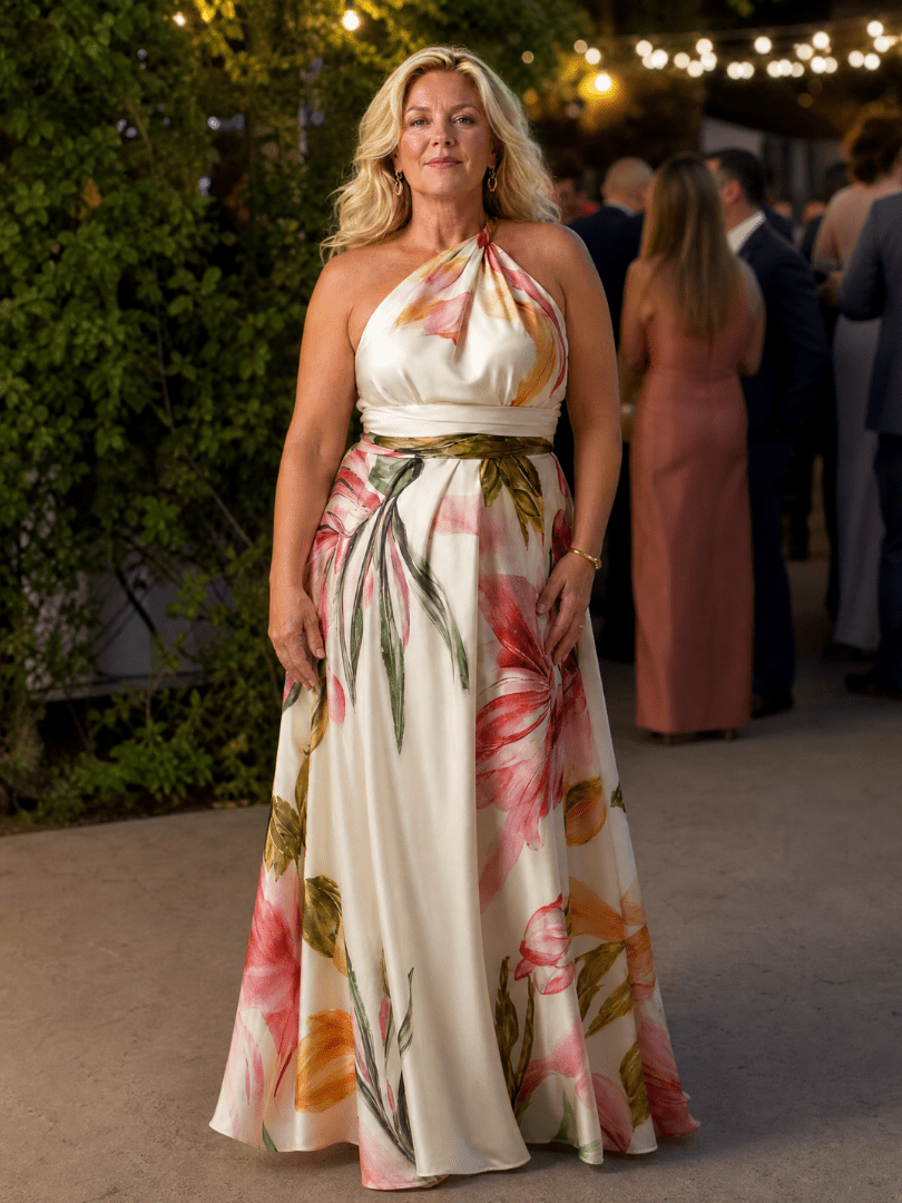 Amiel | Vestido Maxi Floral Ligero - SC