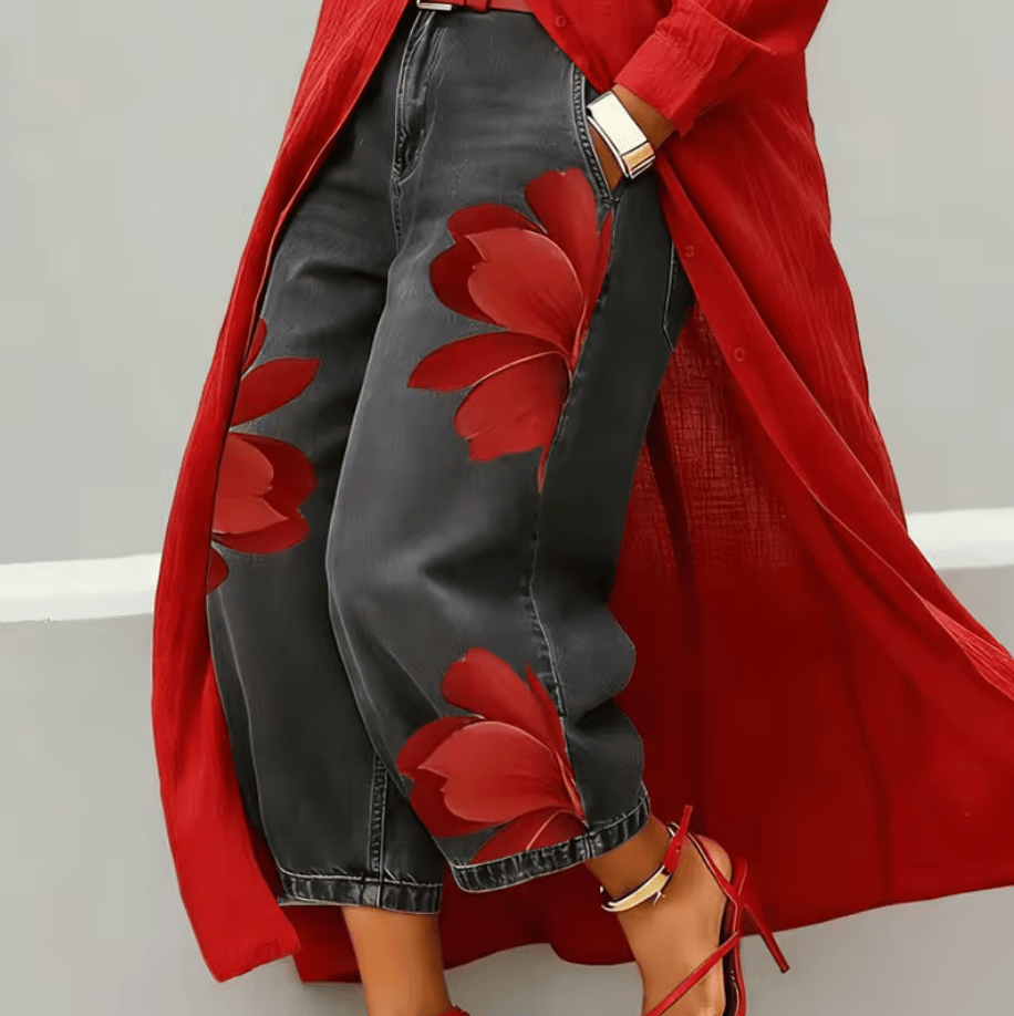 FLORA | Jeans Anchos + Camisa GRATIS - SC