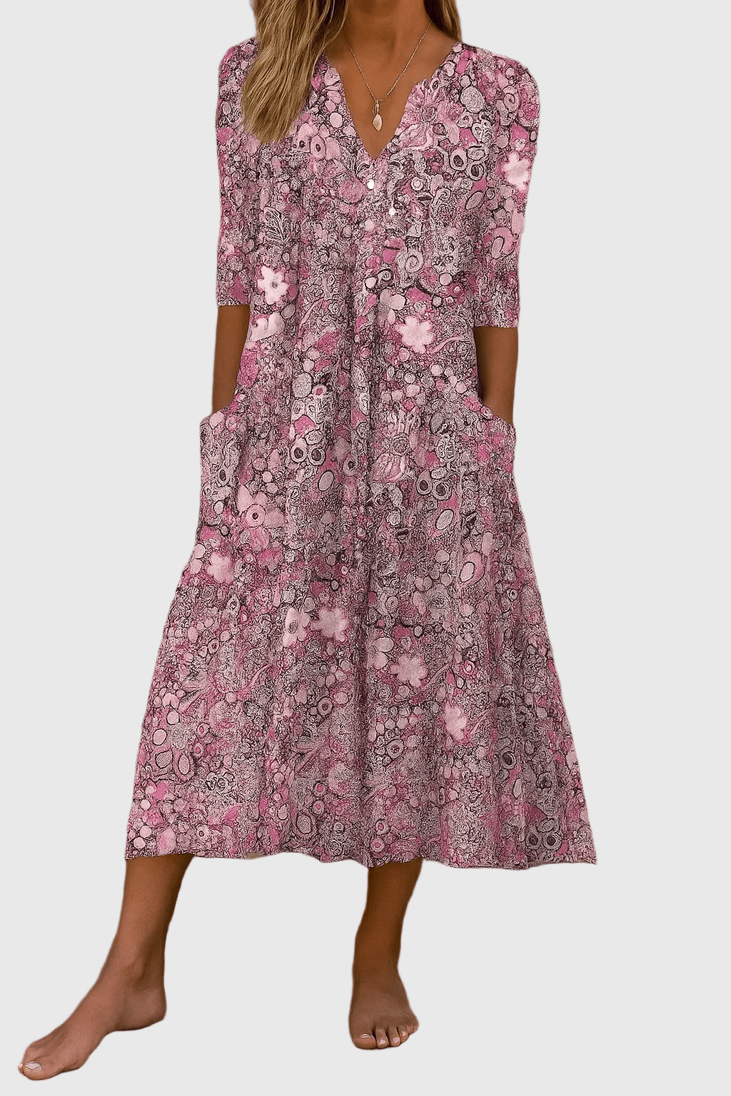 Harlow | Vestido Midi Elegante - SC