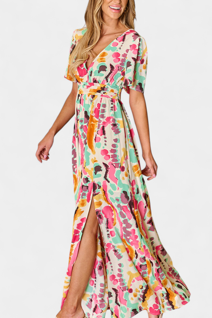 Yuki | Vestido Tie - Dye V - SC