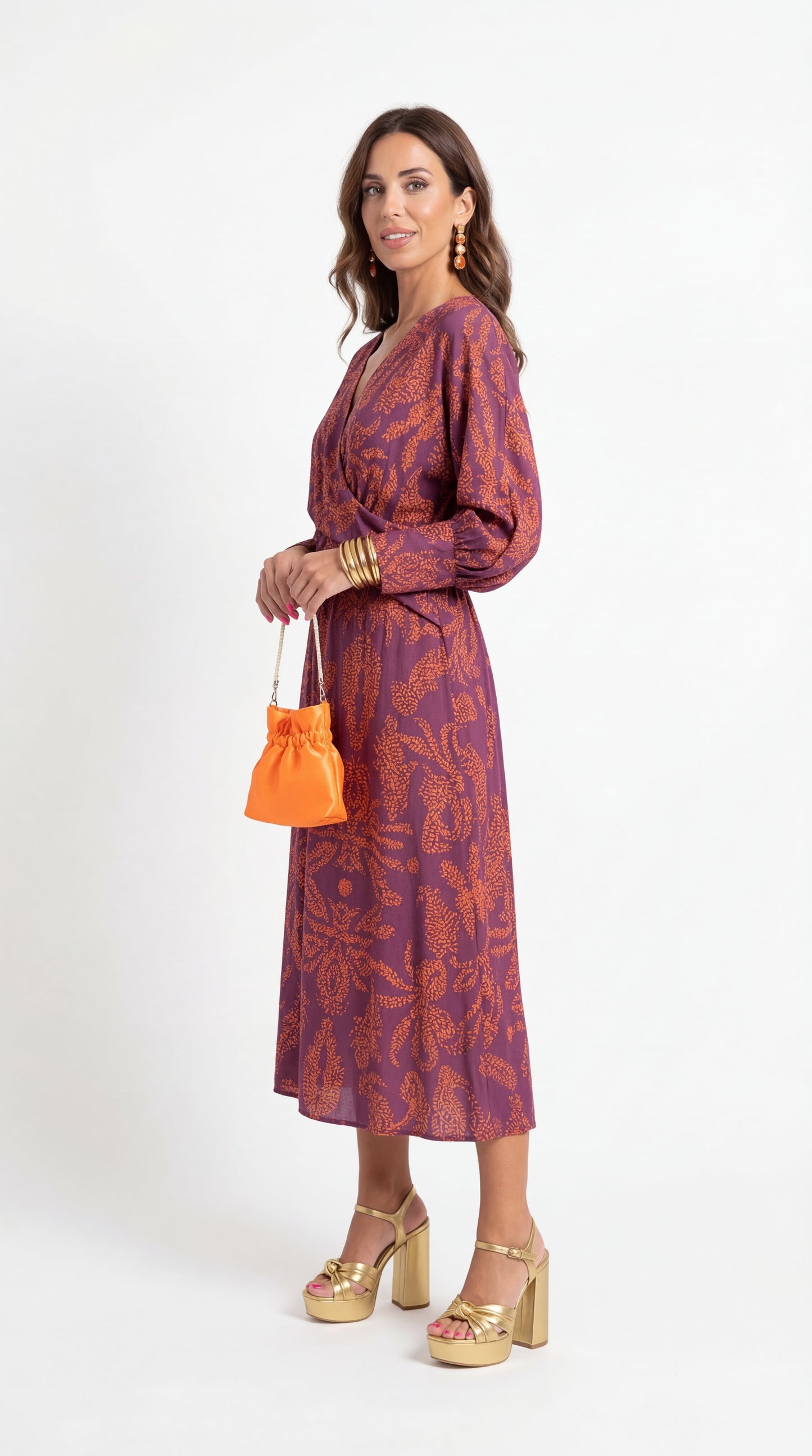 Isadora™ – Vestido Midi Elegante con Estampado de Encanto Atemporal - SC