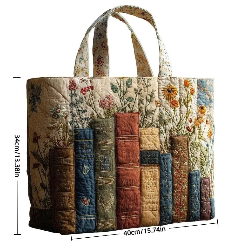 Bolso Tote Vintage Acolchado y Ligero para Mujer - SC