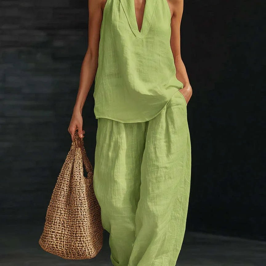 Itzel | Conjunto Casual Sin Mangas - SC