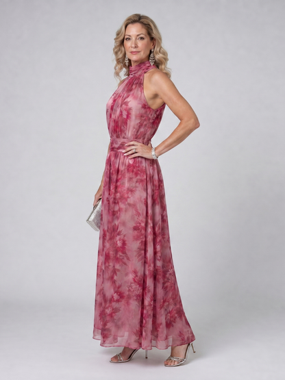 Avien | Vestido midi suave con escote halter