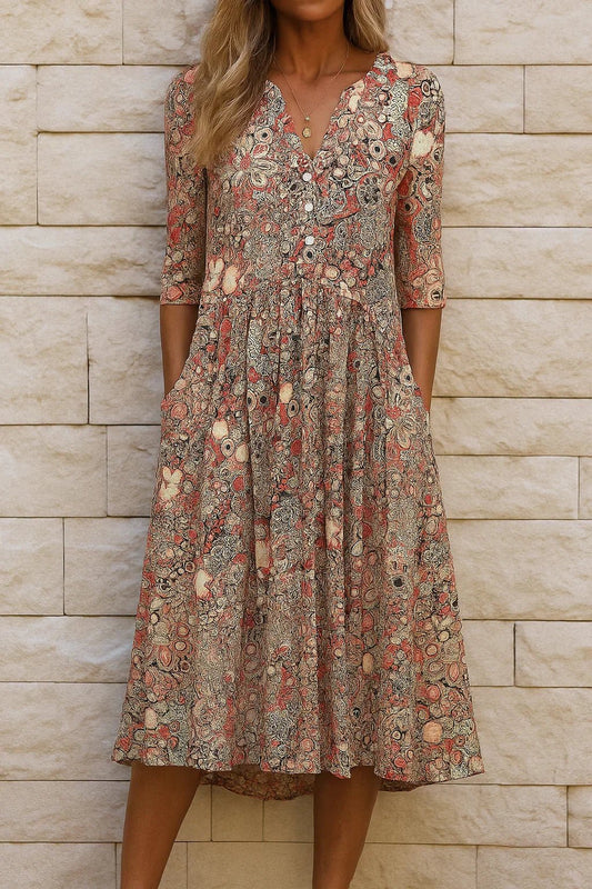 Harlow | Vestido Midi Elegante - SC