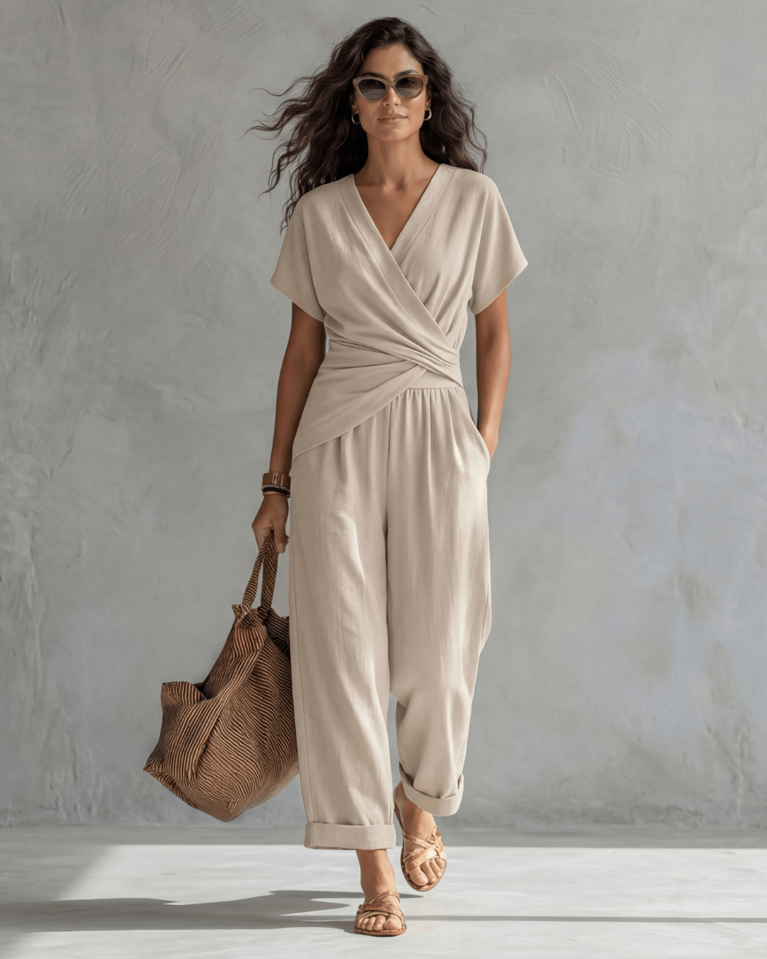 Renata | Conjunto Cruzado Elegante - SC