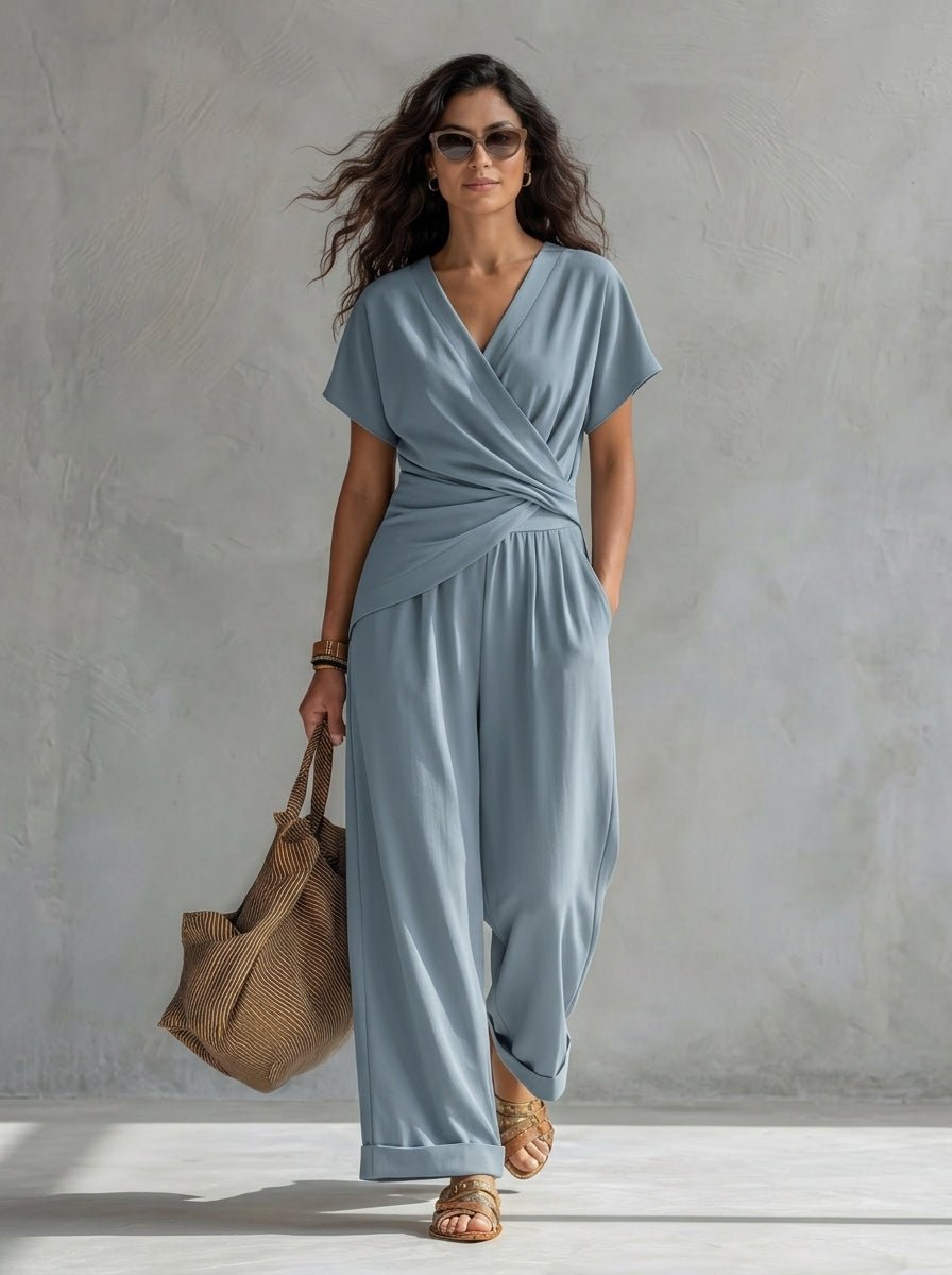 Renata | Conjunto Cruzado Elegante - SC