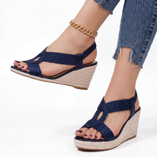 Noelia™ | Zapatos de talón descubierto en punto - SC