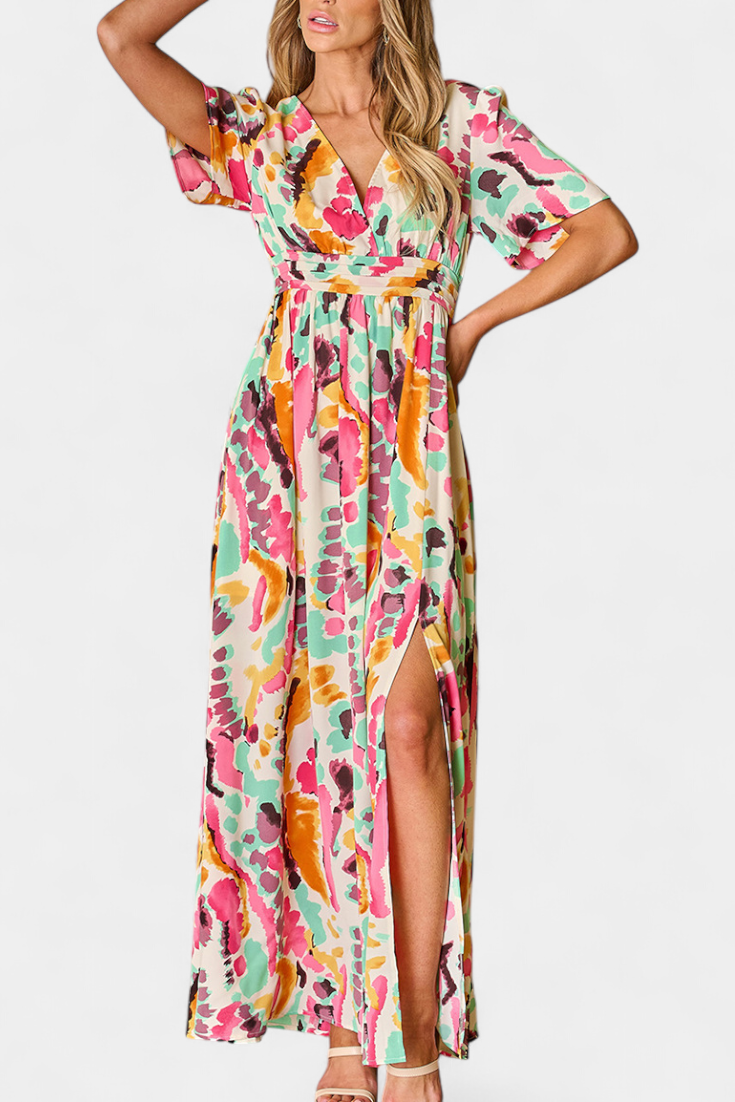 Yuki | Vestido Tie - Dye V - SC