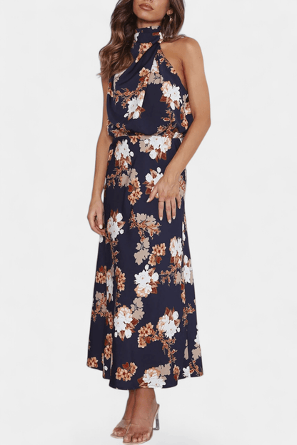 Lisa | Maxi Floral Halter - SC