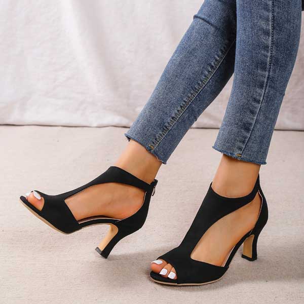 Volmena™ | Sandalias ortopédicas con tacón - SC