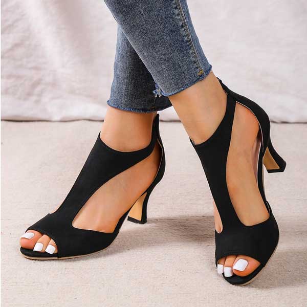 Volmena™ | Sandalias ortopédicas con tacón - SC