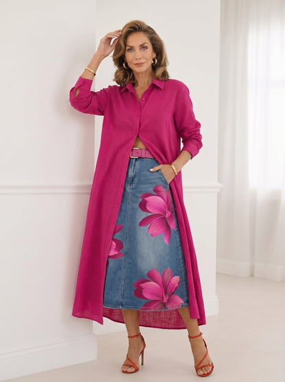 FLORENCIA | Falda Larga + Camisa GRATIS