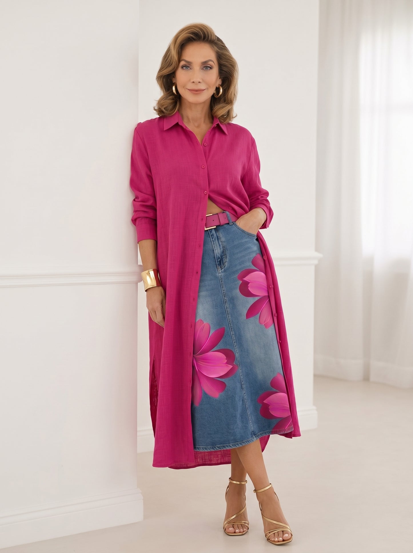 FLORENCIA | Falda Larga + Camisa GRATIS