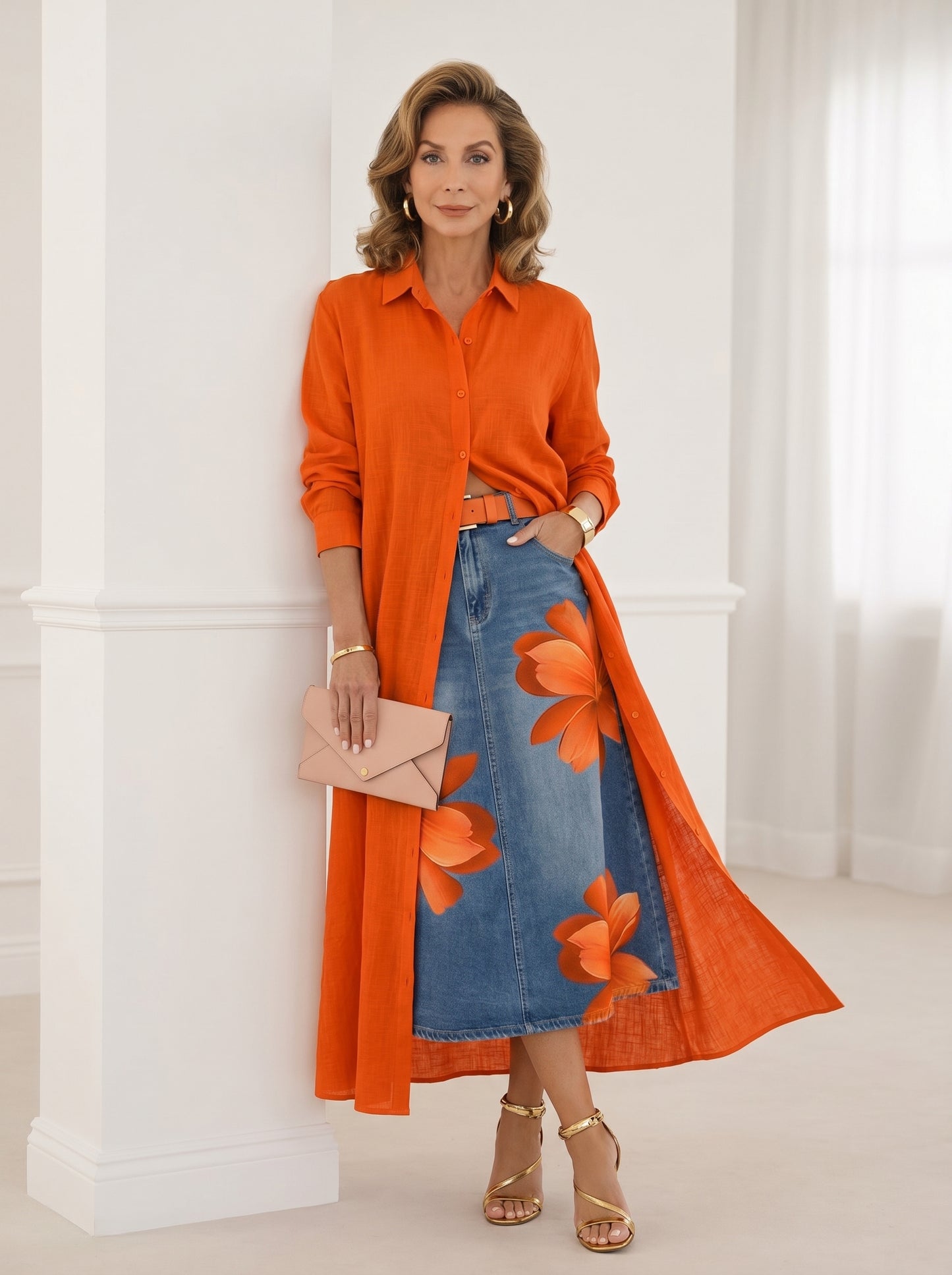 FLORENCIA | Falda Larga + Camisa GRATIS