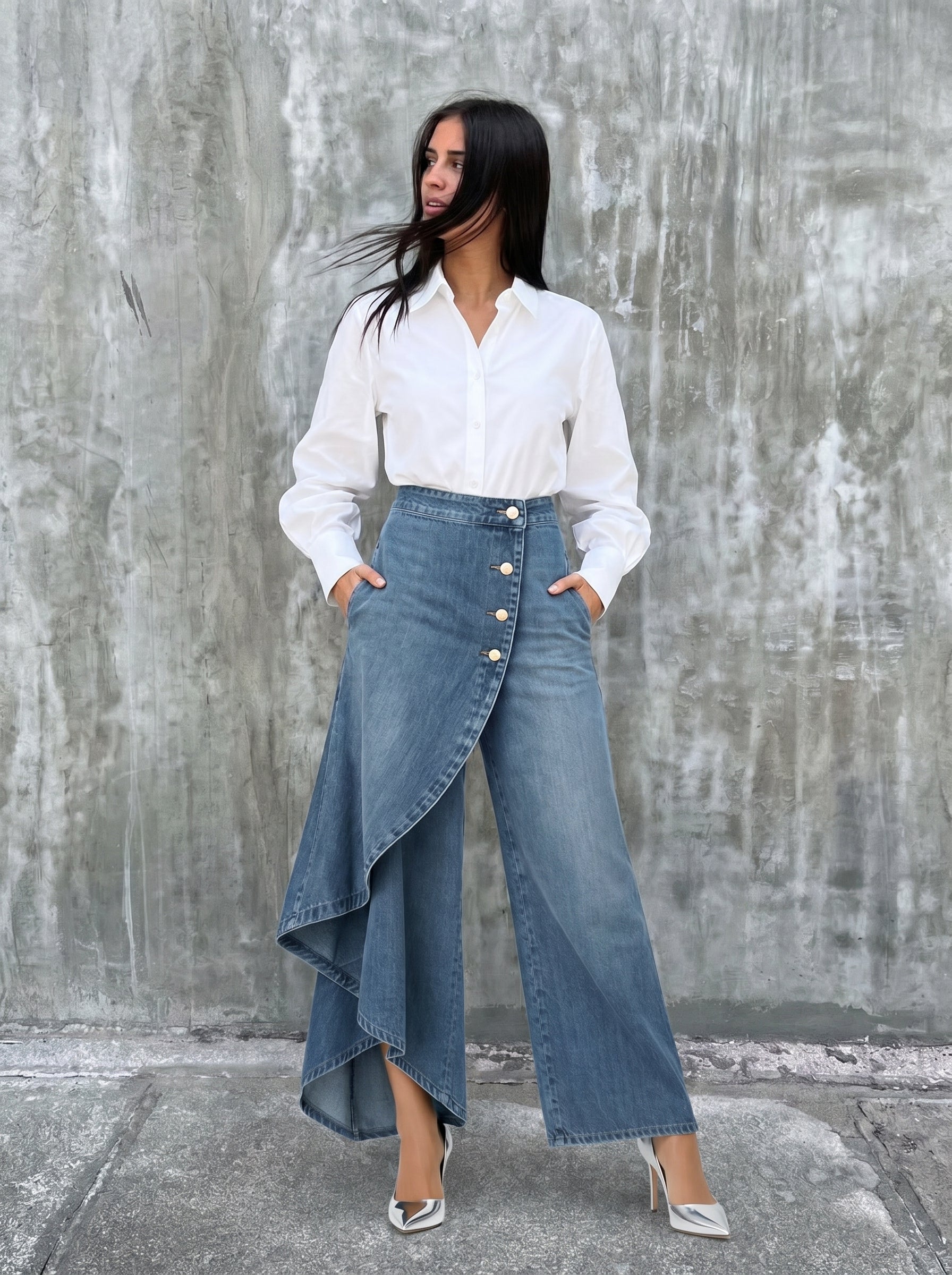 Silvia | Falda Pantalón Con Estilo - SC