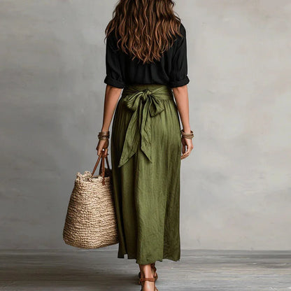Daniela | Falda Midi + Camisa Negra GRATIS