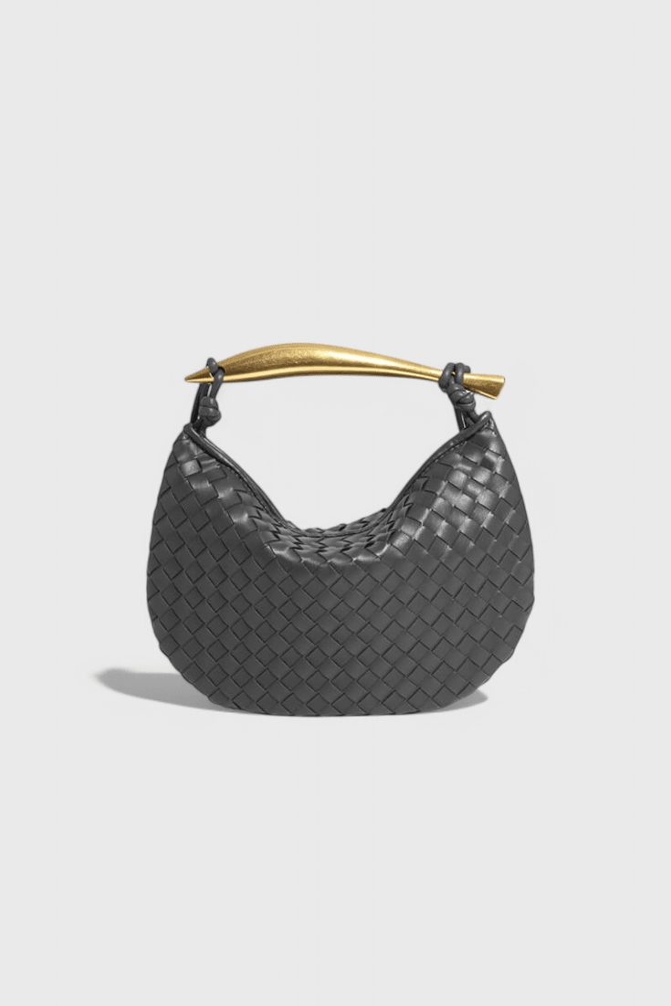 Bolso Gerda Woven con Asa de Oro - SC