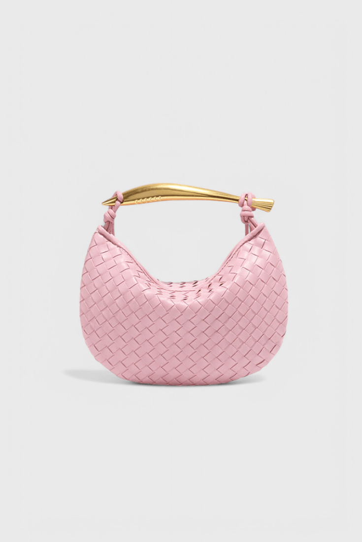 Bolso Gerda Woven con Asa de Oro - SC