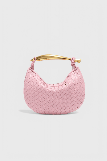Bolso Gerda Woven con Asa de Oro - SC