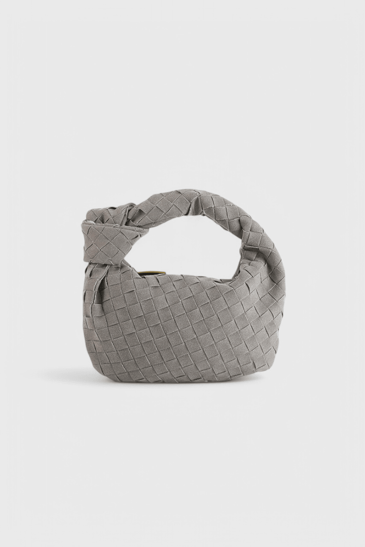 Bolso Mini Woven Remi con Detalle de Nudo - SC