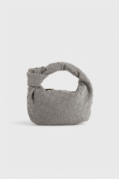 Bolso Mini Woven Remi con Detalle de Nudo - SC