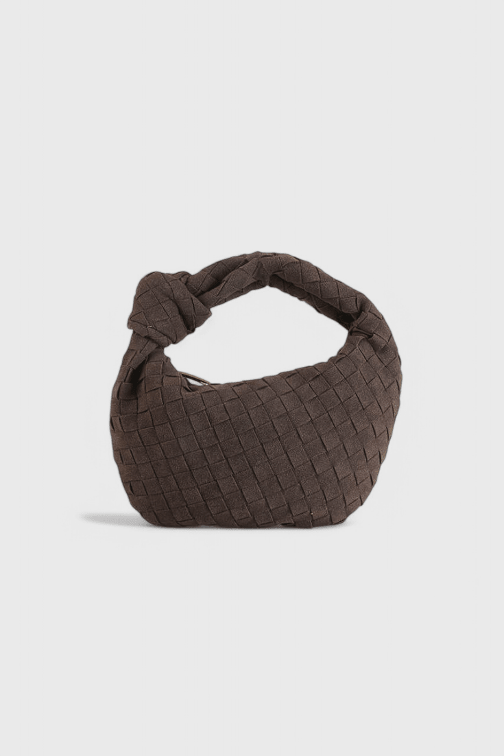 Bolso Mini Woven Remi con Detalle de Nudo - SC
