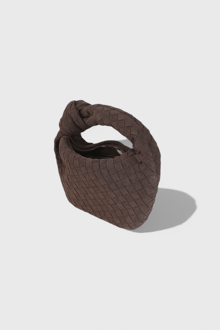 Bolso Mini Woven Remi con Detalle de Nudo - SC