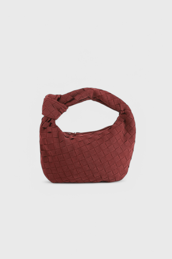 Bolso Mini Woven Remi con Detalle de Nudo - SC