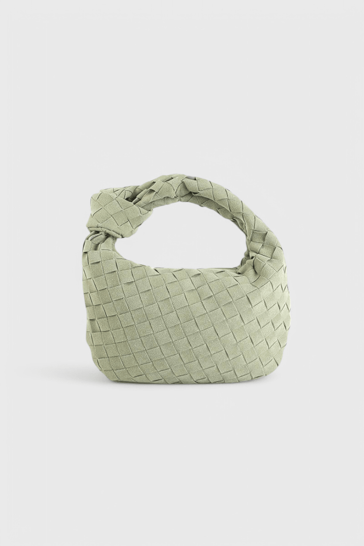 Bolso Mini Woven Remi con Detalle de Nudo - SC