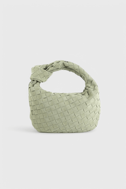 Bolso Mini Woven Remi con Detalle de Nudo - SC