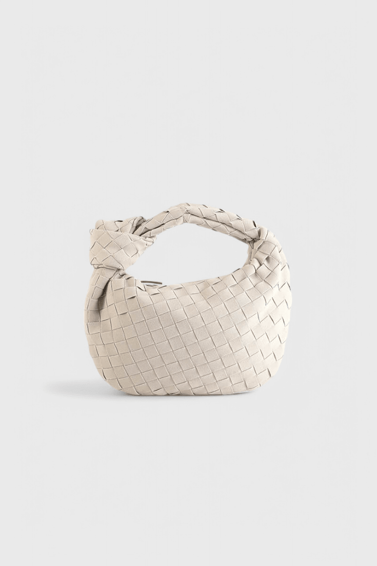 Bolso Mini Woven Remi con Detalle de Nudo - SC