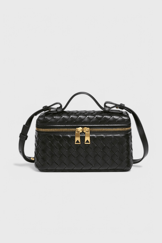 Bolso Mini Woven Milla con Acentos Dorados - SC