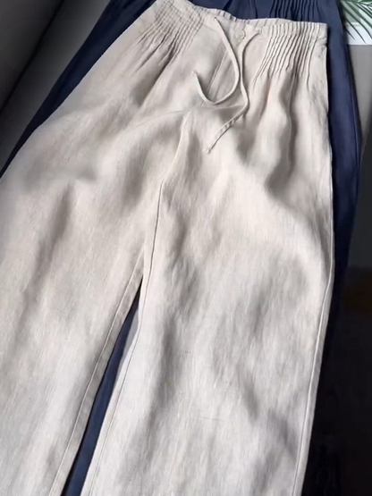 Aitana | Pantalones Anchos de Algodón y Lino - SC