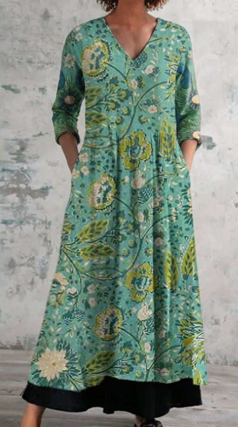 Paula Vestido Floral Elegante - SC