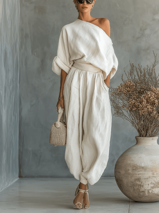Mila™ | Conjunto de dos Piezas con Hombros al Descubierto - SC