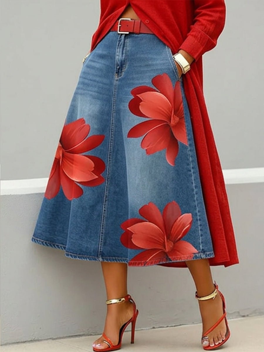 FLORENCIA | Falda Larga + Camisa GRATIS - SC