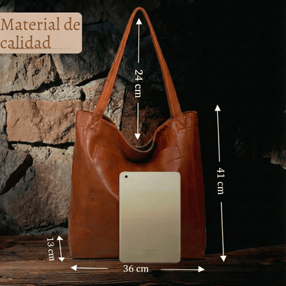 Lorena™ | Bolso de piel moderno y elegante - SC