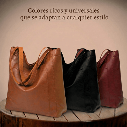 Lorena™ | Bolso de piel moderno y elegante - SC