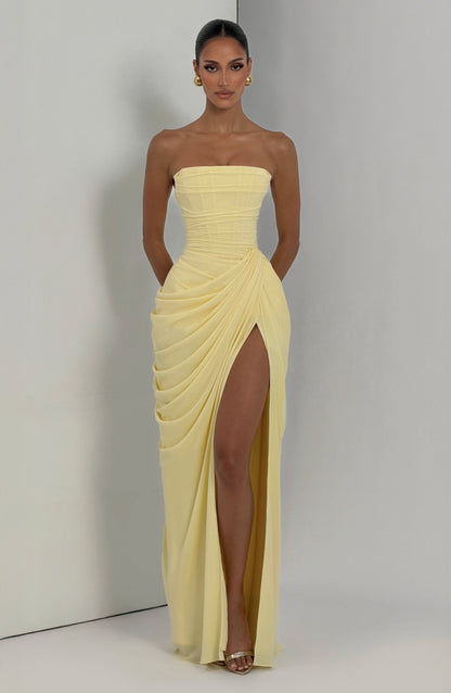 Cyra Vestido Largo - Limón - SC