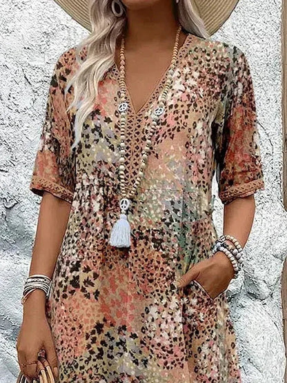 Lina | Vestido ligero con escote en V - SC