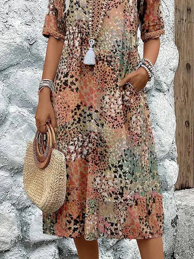 Lina | Vestido ligero con escote en V - SC