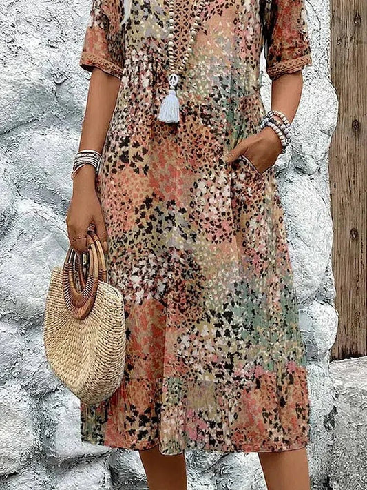 Lina | Vestido ligero con escote en V - SC