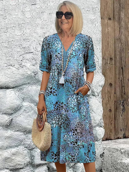 Lina | Vestido ligero con escote en V - SC