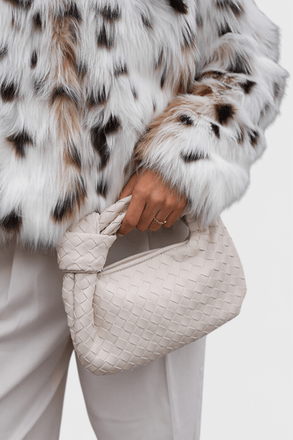 Bolso Satchel Mini Woven Sage - SC
