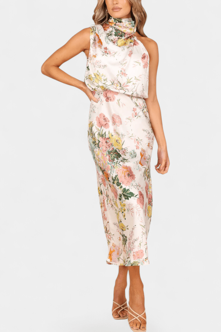 Lisa | Maxi Floral Halter - SC