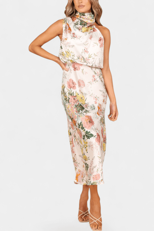 Lisa | Maxi Floral Halter - SC
