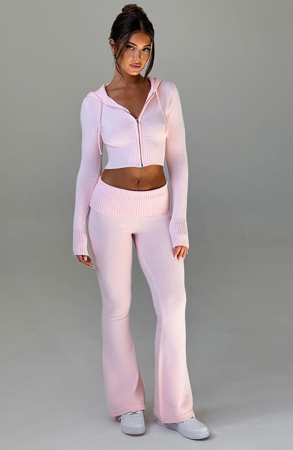 Portia Pantalones de Punto - Rosa - SC