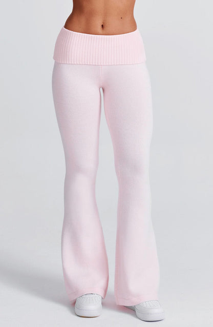 Portia Pantalones de Punto - Rosa - SC