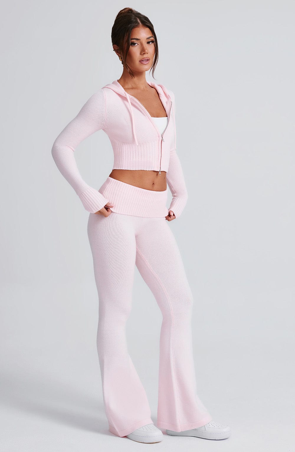 Portia Pantalones de Punto - Rosa - SC